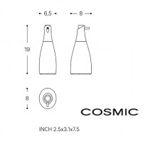 MEDIDAS DOSIFICADOR ENCIMERA SAKU COSMIC